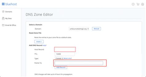 Use this setting if the domain's email is not hosted by <b>Bluehost</b> and your MX <b>records</b> are pointed to a third-party email server. . Bluehost there was an issue adding the zone records